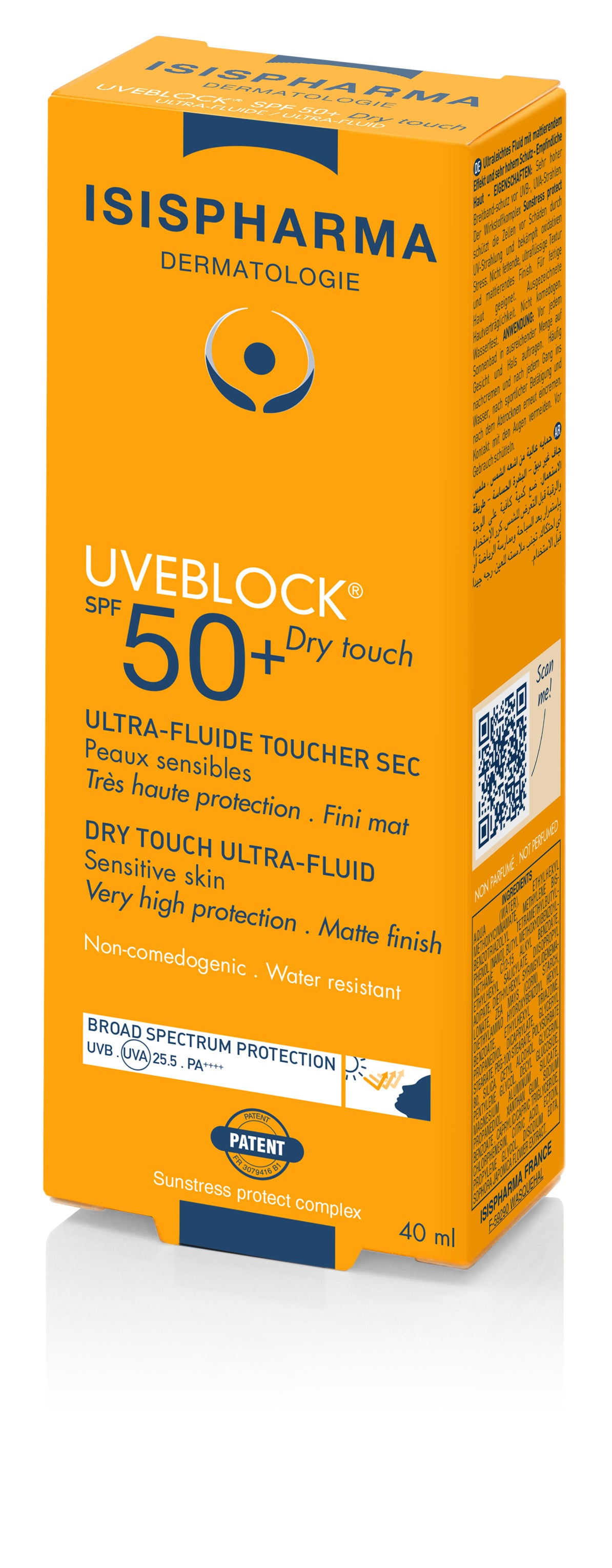 UVEBLOCK® SPF 50 Dry Touch Invisible | Oily Skin 40ml
