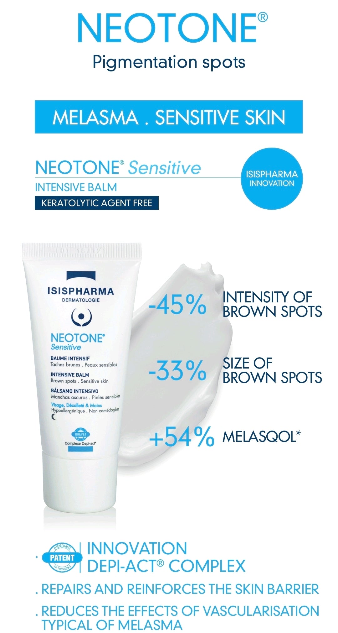 Neotone Sensitive (for Melasma) + Radiance Spf50 bundle